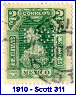 Mosler Safe Co. 1910 perfin